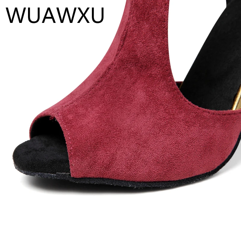 Natasha Black Dance Shoes Latin Dance Shoes Sexy Dance Boots Adult Walking Show Dance Shoes