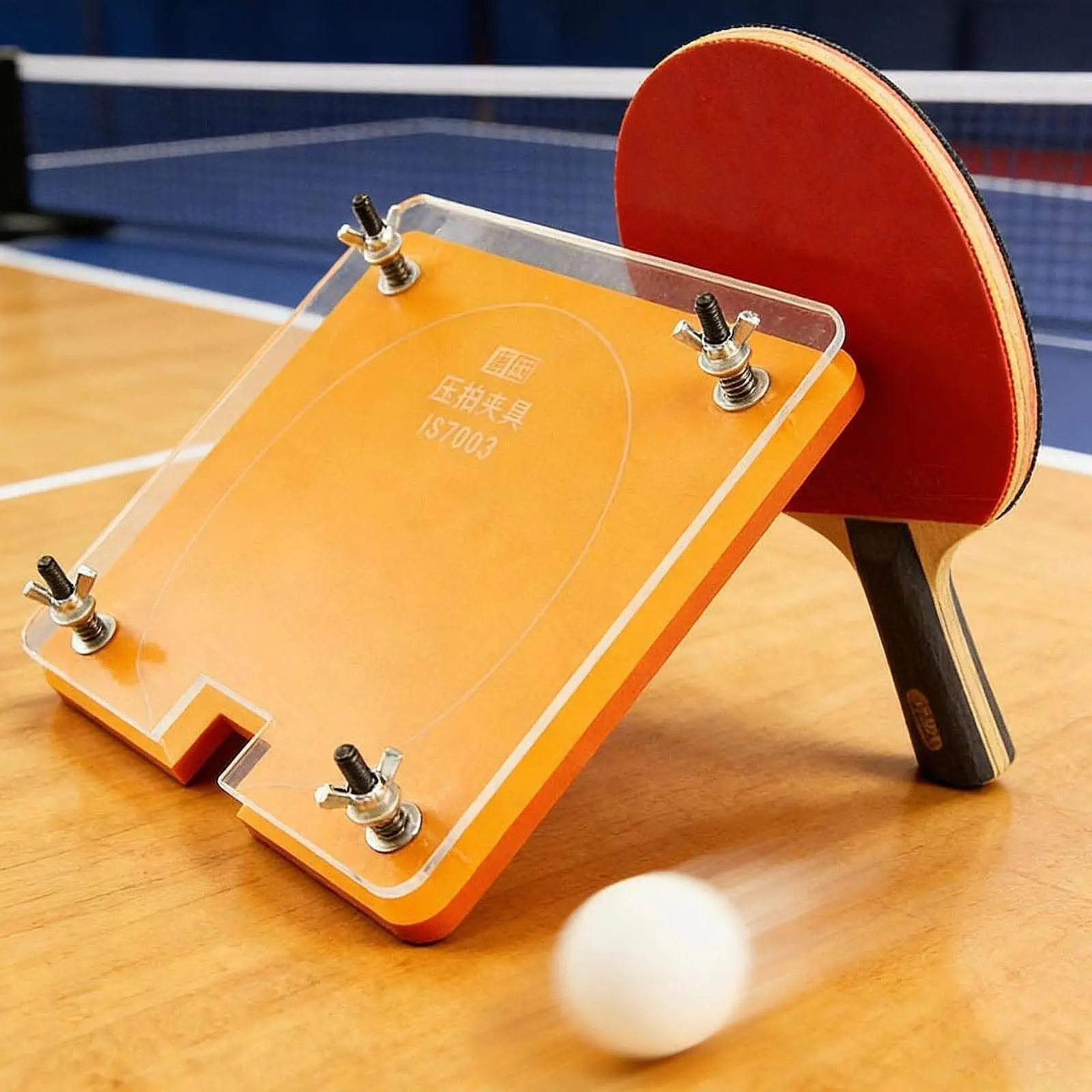 Table Tennis Paddle Press Accessory Stable Control Racket Press Clamp Durability Club Racket Finishing Easy to Use Beginners