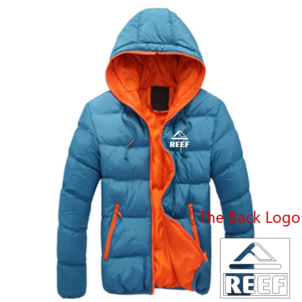 Reef 2023 Men Autumn and Winter Hot Sale Six-color Cotton Suit Jacket Casual Hooded Comfortable Solid Color Fashion Coat