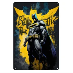 Superhero Wall Decor - Premium Metal Poster Art, 20x30cm - 14x20cm (Aluminum sign)