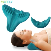 

Neck Shoulder Soothing Stretcher Relaxer Cervical Traction Orthopedic Shiatsu Spine Pillow Massage Best Pain Relief Dropshipping