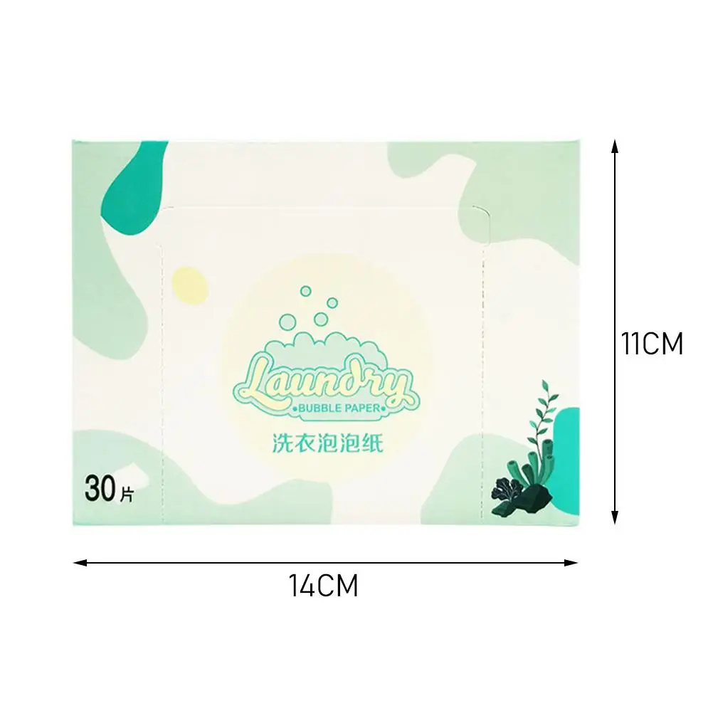 30 Pcs Laundry Detergent Sheets for Travel Home Wash Paper Sheets Laundry,Detergent,Sheets