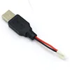 RC USB Charging 3.7V Lithium Battery Charger JST /SM / futaba Plug Cable USB to  for 3Rc Drone Quadcopte 2