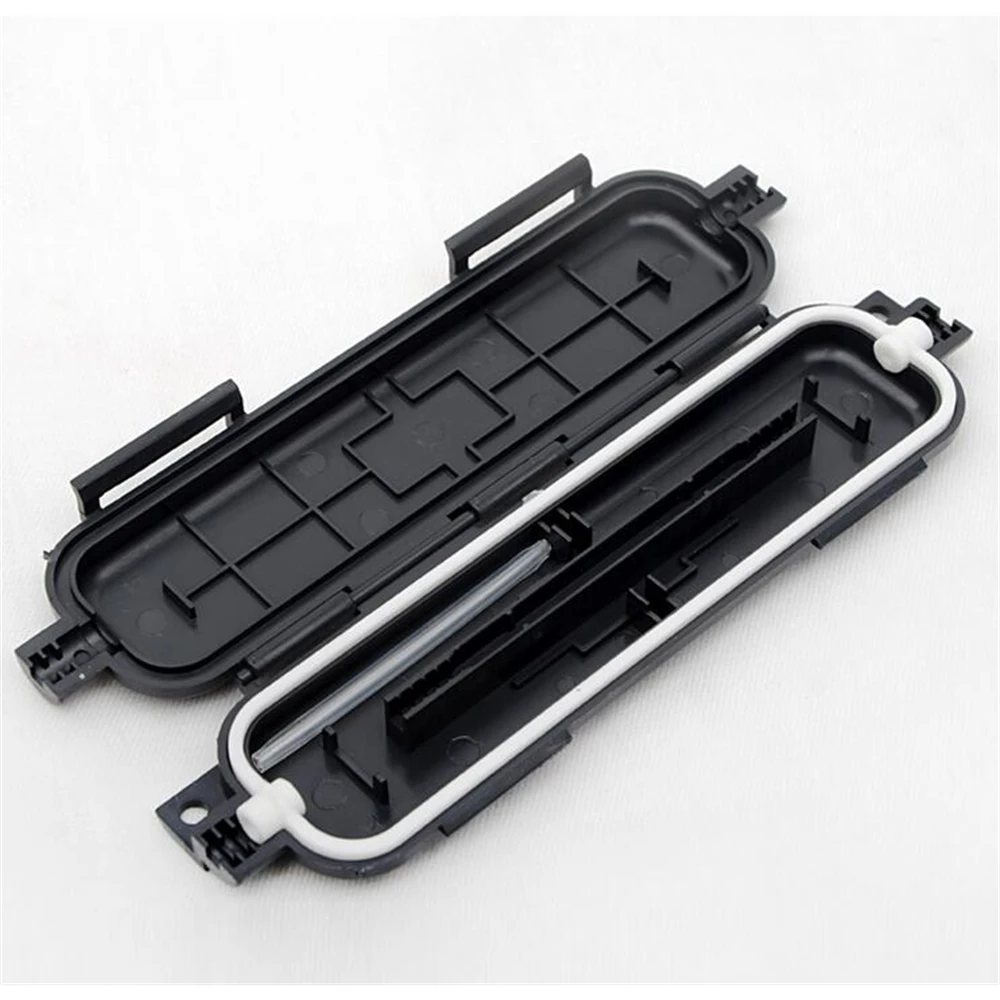 Fiber Optic Protection Box Drop cable waterproof with SC Adapter tube heat shrink tubing