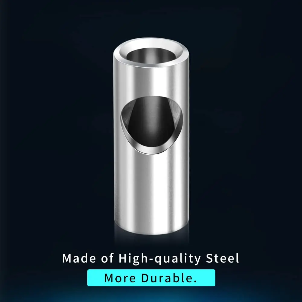 Lot de 5 adaptateurs d'arbre moteur RC 3.175mm à 5mm, alignés pour montrer la forme cylindrique.