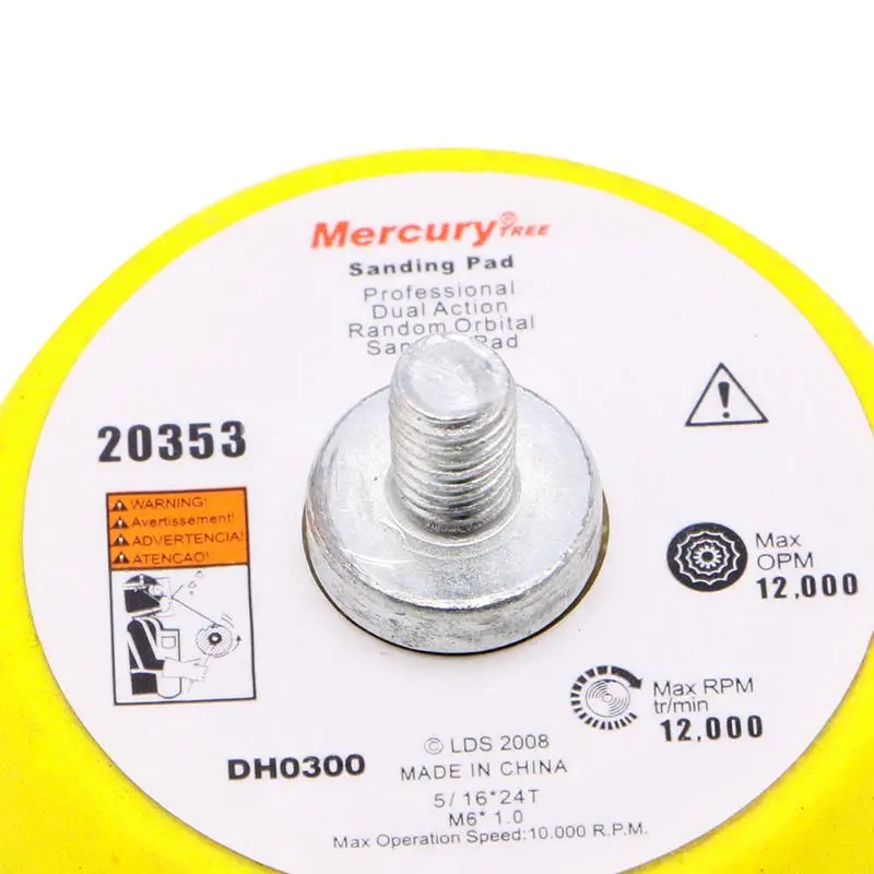 Y55E 2" Mix Grit Sander Disc 3mm Shank Sanding Polish Polishing Pad Backer Plate Hot