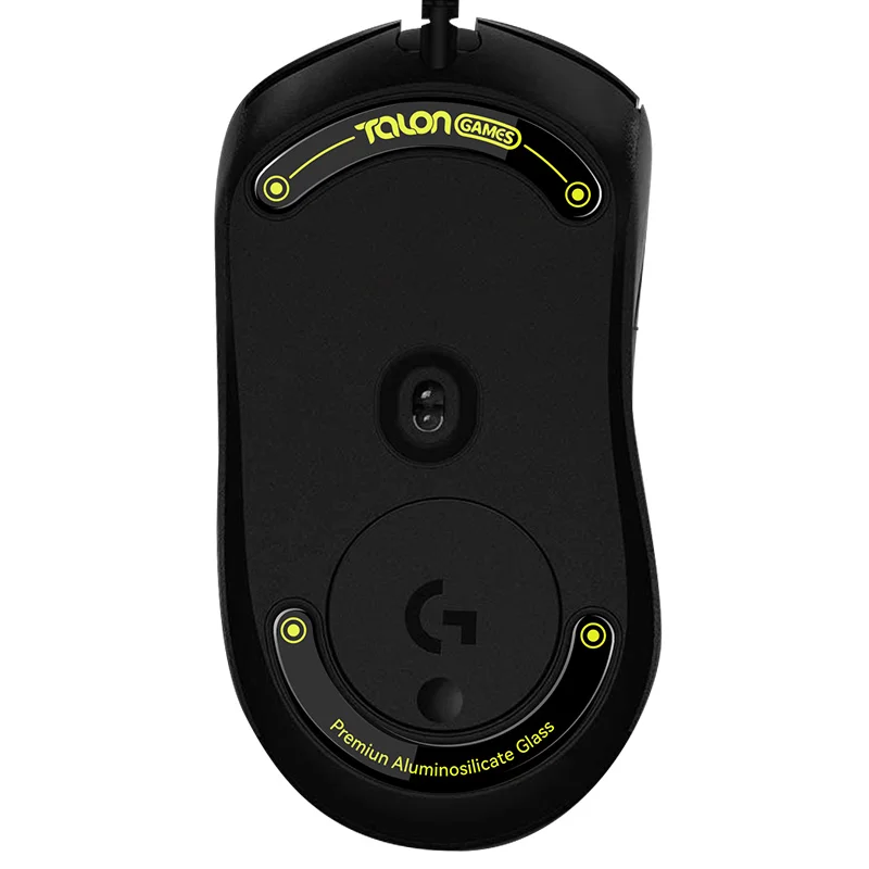 Tacongames-pés de Vidro do Rato Compatíveis com Logitech G403 G603 G703 Borda Curva Redonda Personalizada Patins de Vidro