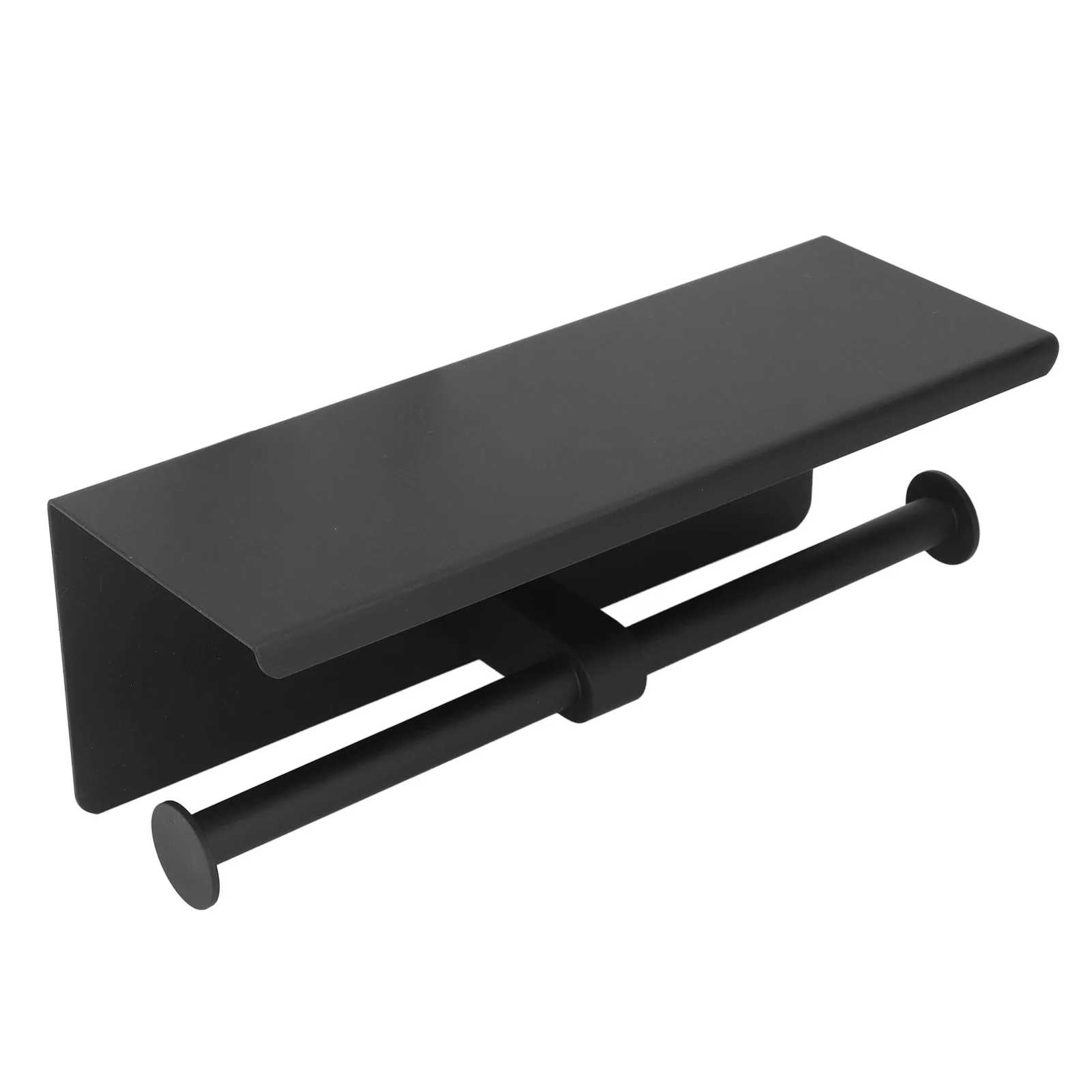 Stainless Steel Toilet Paper Holder Self Adhesive Punch Free Paper Shelf Roll Holder Cell Phone Holder Bathroom Accessories