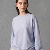 Japanese print autumn and winter new product danton solid color versatile round neck long-sleeved sweater women 3