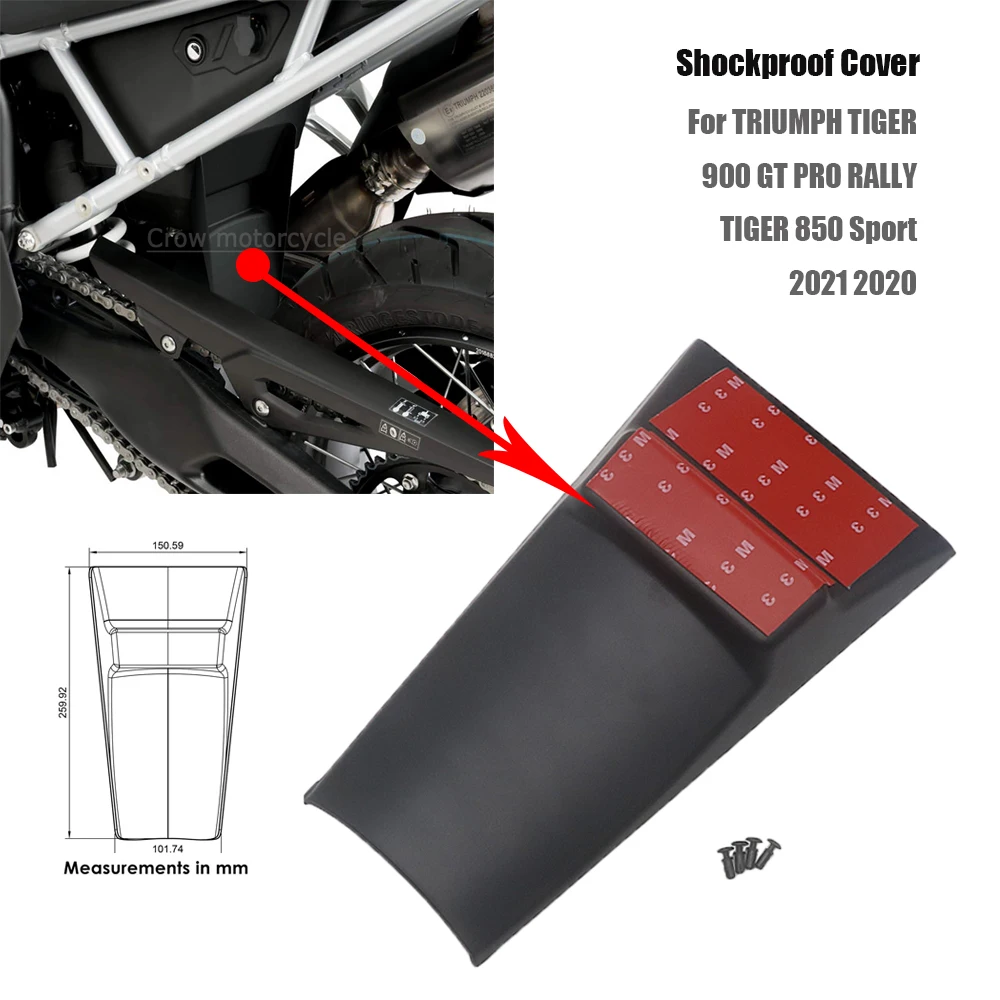 2020 New Motorcycle Shock Shield-Alternativa Hugger Posteriore Per Tiger 900 Gt Pro Rally Tiger 850 Sport 2021 2020