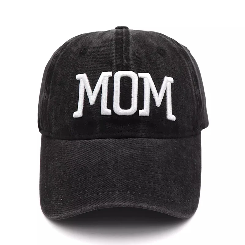 DAD MOM Embroidery Cotton Adjustable Baseball Cap Fashion Women Men Casual Outdoor Sport Visors Caps Parents Gift Trucker Hat 5