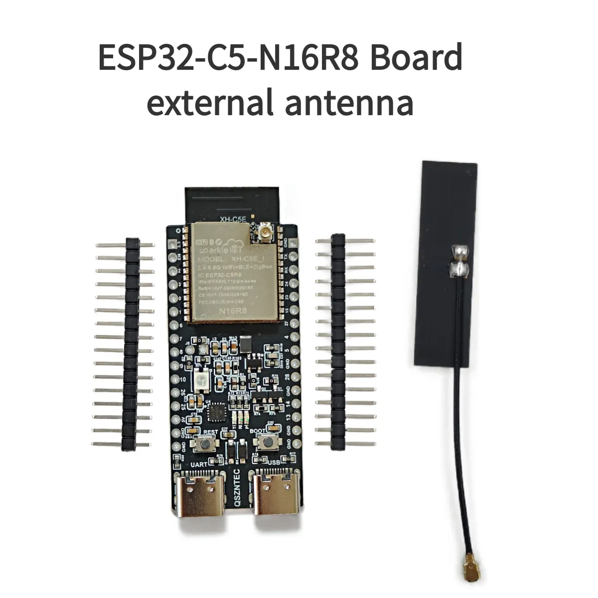 ตัวเลือกสินค้า บอร์ดพัฒนา ESP32-C5 Wi-Fi 6 ดูอัลแบนด์ รุ่นใหม่