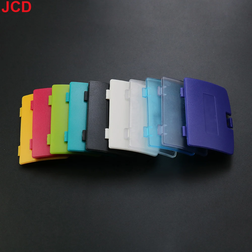 JCD 게임보이 컬러 배터리 커버, GBC 게임 콘솔용 문짝, 배터리 커버 팩 백 문짝 쉘, 5 개 교체