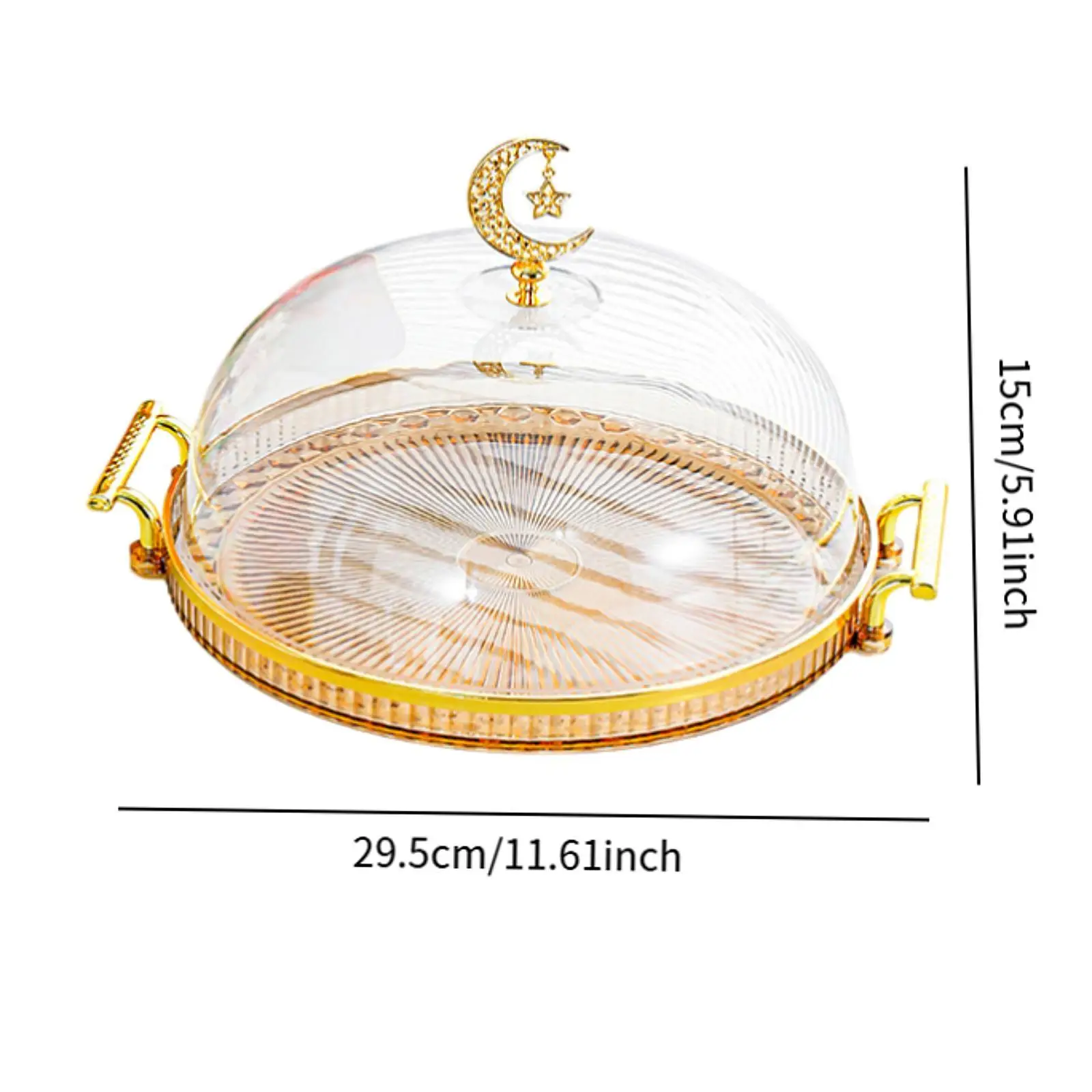 Cake stand Cake stand Decorative Kitchen platter Tabletop serveware Desert serving plate for Candy dessert snacks Cupcake Cheesecake