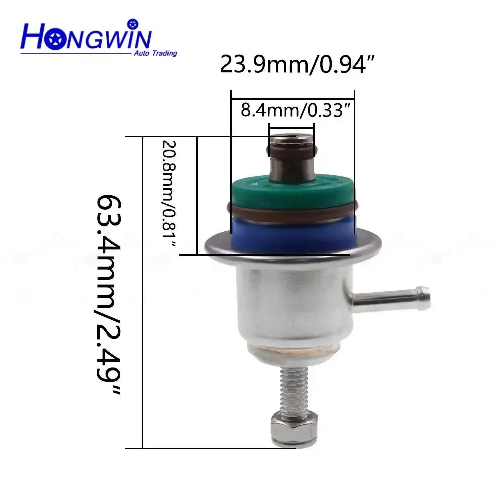 Fuel Injection Pressure Regulator FPR-020 250-800 KPA fuel pressure regulator For VW 1994-2005 Golf MK3 MK4 and Jetta