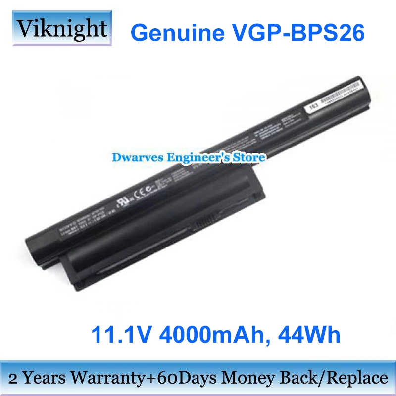 

Genuine 11.1V VGP-BPS26 Laptop Battery For Sony Vaio Series Pcg-71911m SVE151J13M PCG-71314L VPCCA35FG VGP-BPS26A VGP-BPS26S
