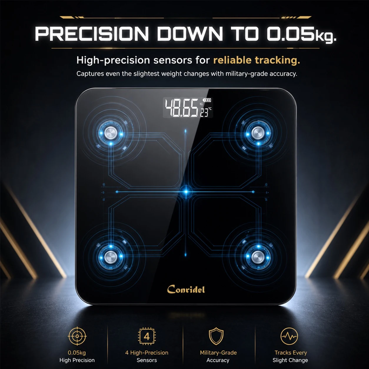 28CM MAX180kg Loss Weighing Device LED Display Weight USB Charging Precision Electronic Scale For Home Office Adult_voghion.com