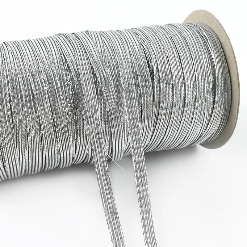 Elastic Band - 30 Meters, 6mm Flat Rubber Ribbon for Sewing and Crafting Accessories