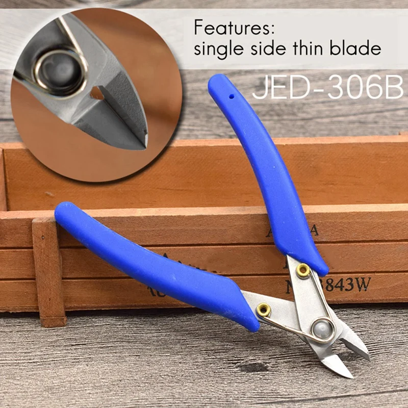 Blue Diagonal Pliers Diagonal Pliers Sharp Single Edge Thin Edge Cutters JED306B Nozzle Cutters 4