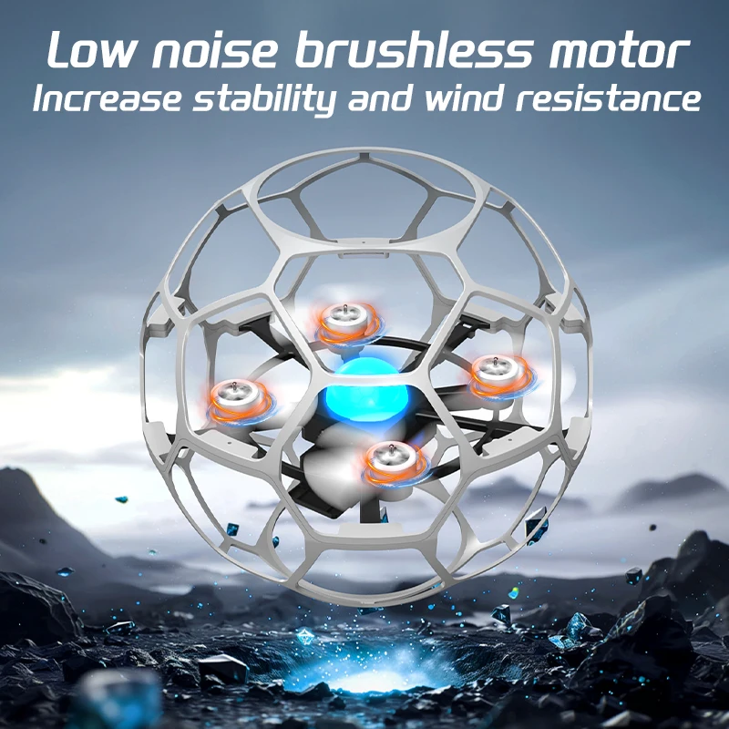 รูปสินค้า ใหม่ D3 ฟุตบอลมืออาชีพ RC Drone สามารถใช้สําหรับการแข่งขัน Gyroscope หกแกน brushless ความสูงคงที่ RC เฮลิคอปเตอร์ของขวัญ