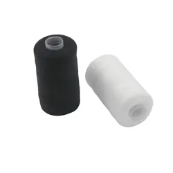 Black and White Durable Sewing Thread Set - 2 Pack, 500 Yards Each (Mix 2pcs)