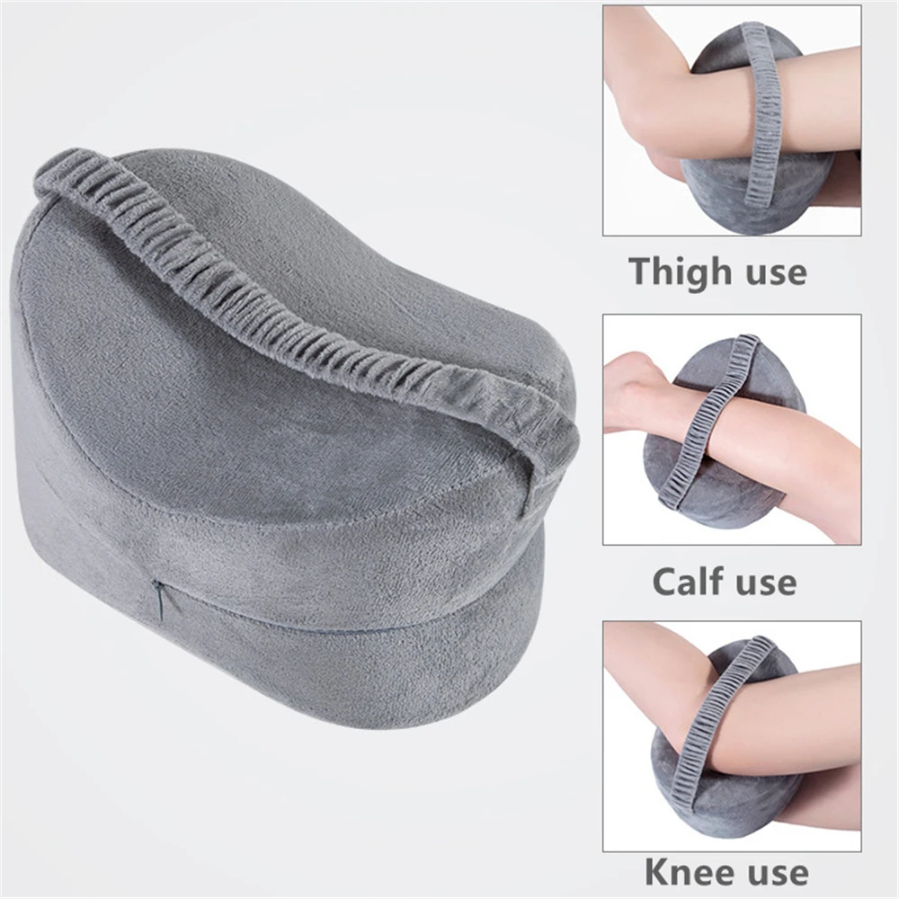 Fun Homes Memory Foam Orthopedic Knee Support Leg Rest Pillow for Side  Sleepers, for Relief from Sciatica, Back Pain, Leg Pain, Pregnancy, Post  Surgery, Hip & Joint Pain (Grey)-FUHHHH39225 