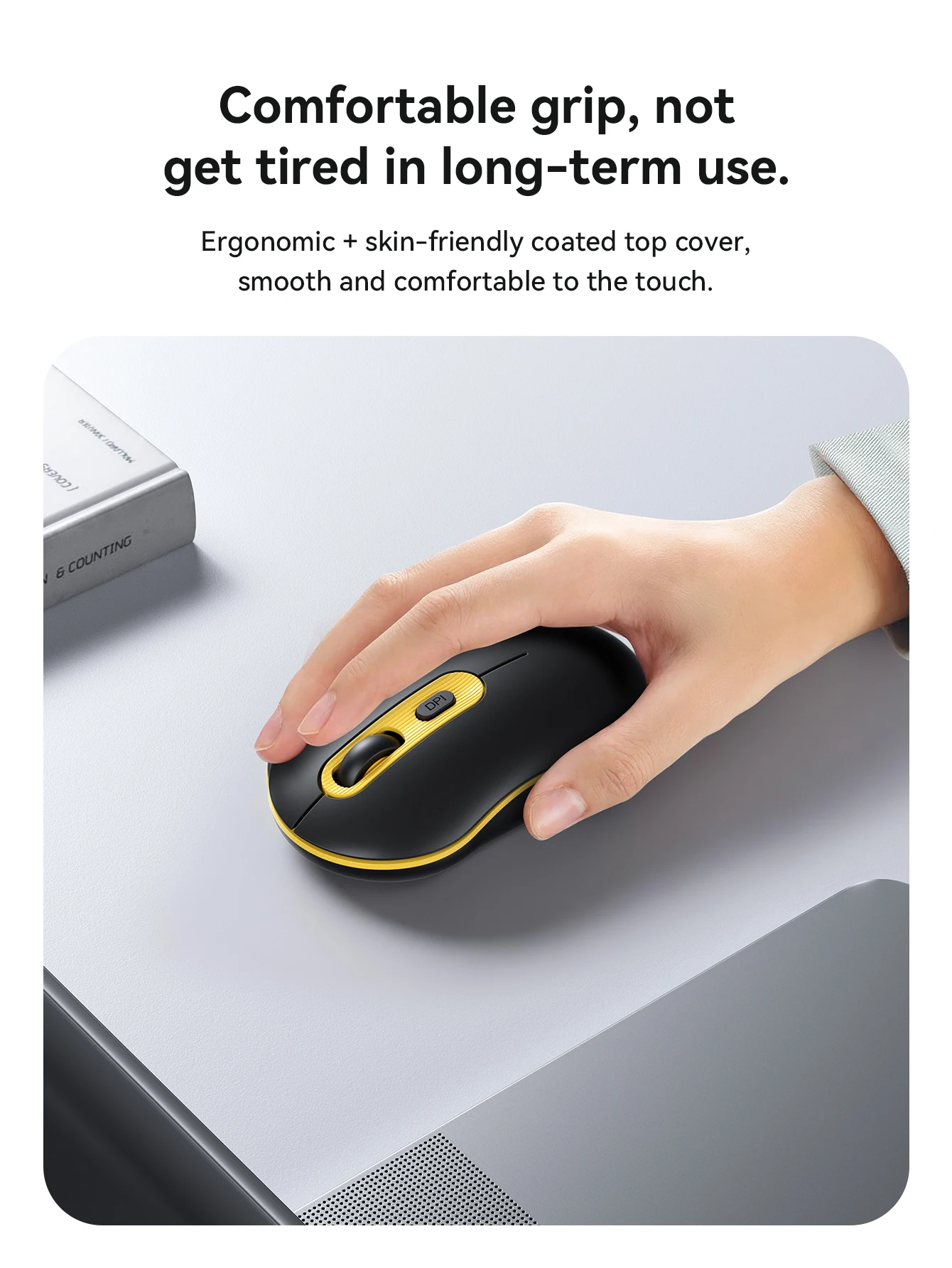 HOCO GM21 2.4G Wireless Mouse 1600 DPI Silent & Ergonomic