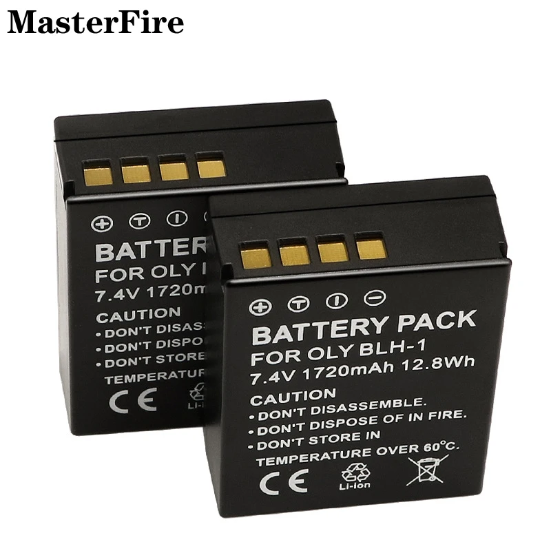 All'Ingrosso Blh-1 Blh1 7.4V 1720Mah Batteria Di Ricambio Agli Ioni Di Litio Per Olympus E-M1 Mark Iii, E-M1 Mark Ii, E-M1 Ii, E-M1X, Om-D Cell