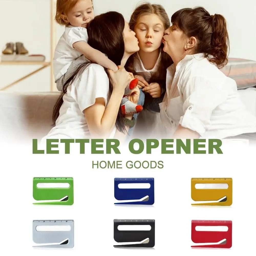Durable Portable Envelope Opener Multi-Function Cutting Tool Letter Opener Envelope Slitter for Wrapping Paper Cutter