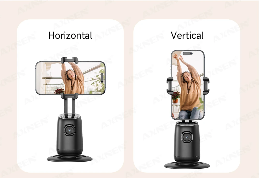 360°Rotating P05 AI Face Tracking Desktop Gimbal Stabilizer Intelligent Follow Shoot Gesture Control