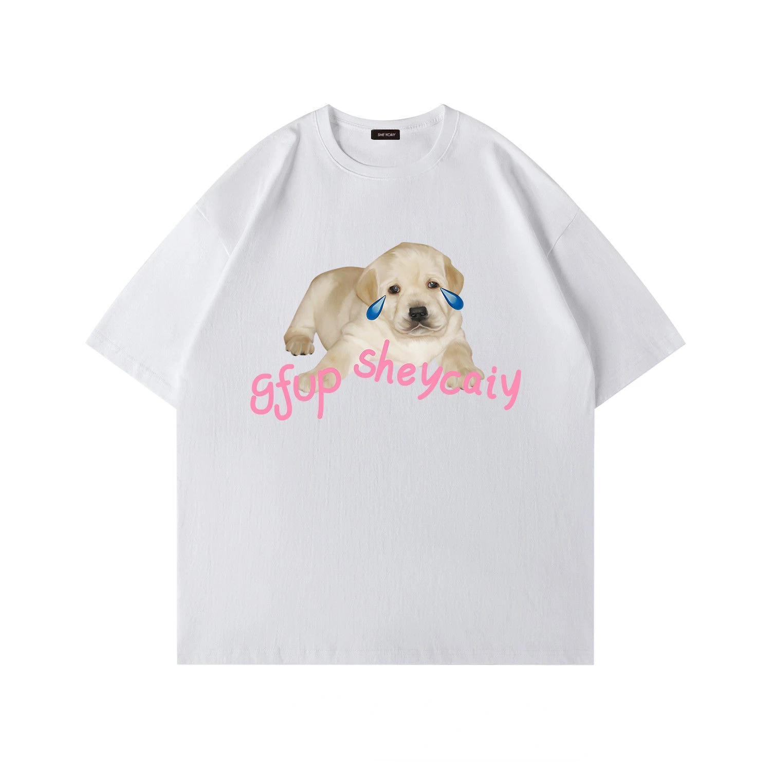 

Korean simple retro personalized short sleeved female student T shirt summer street y2k loose hip hop simple oversized T shirt