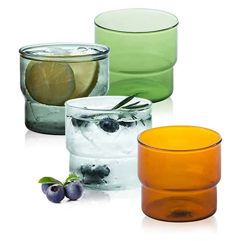Milano Modern Insulated Glass Cups