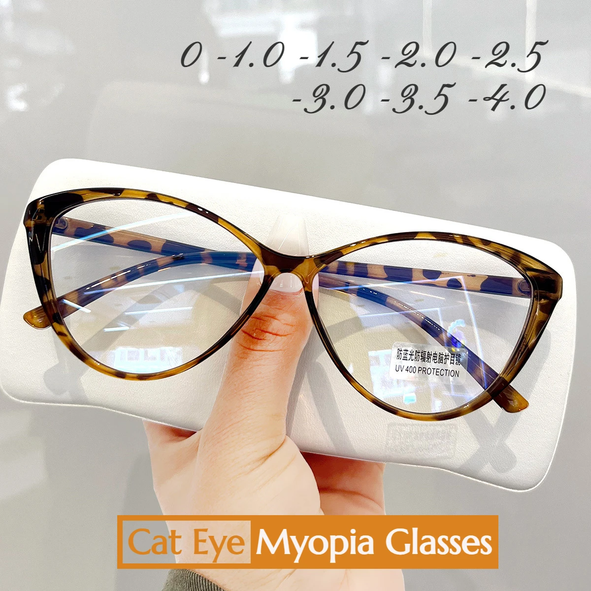 

Myopia Glasses Women Mens Glasses European and American Style Retro Cat Eye Reading Glasses-1.0 To -4.0 Eye Glasses 안경테