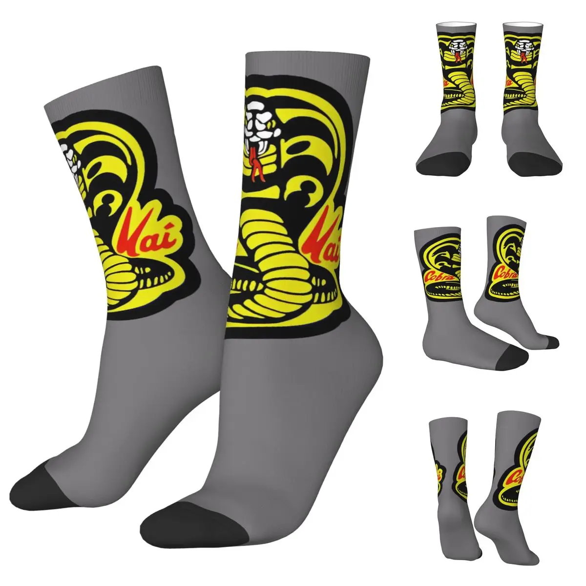 Karate Kid Cobra Kai Vintage Men and Women printing Socks,fashion Applicable throughout the year Dressing Gift