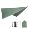 Portable Mosquito Net Nylon Camping Hammock with Waterproof Rain Fly Canopy Tarp  for Outdoor Hanging Bed Sleeping 2