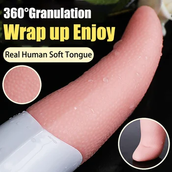 Tongue Licking Vibrator Female Clitoral Stimulation Masturbation Femalex Sex Private Orgasmtongue Clit Vibrator Sex Toys 3