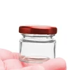 30 Pieces Mini Glass Honey Jars with Covers, 25ml Empty Glass Bottle, Wedding, Birthday Party, Return Gifts Glass Storage Jar 4