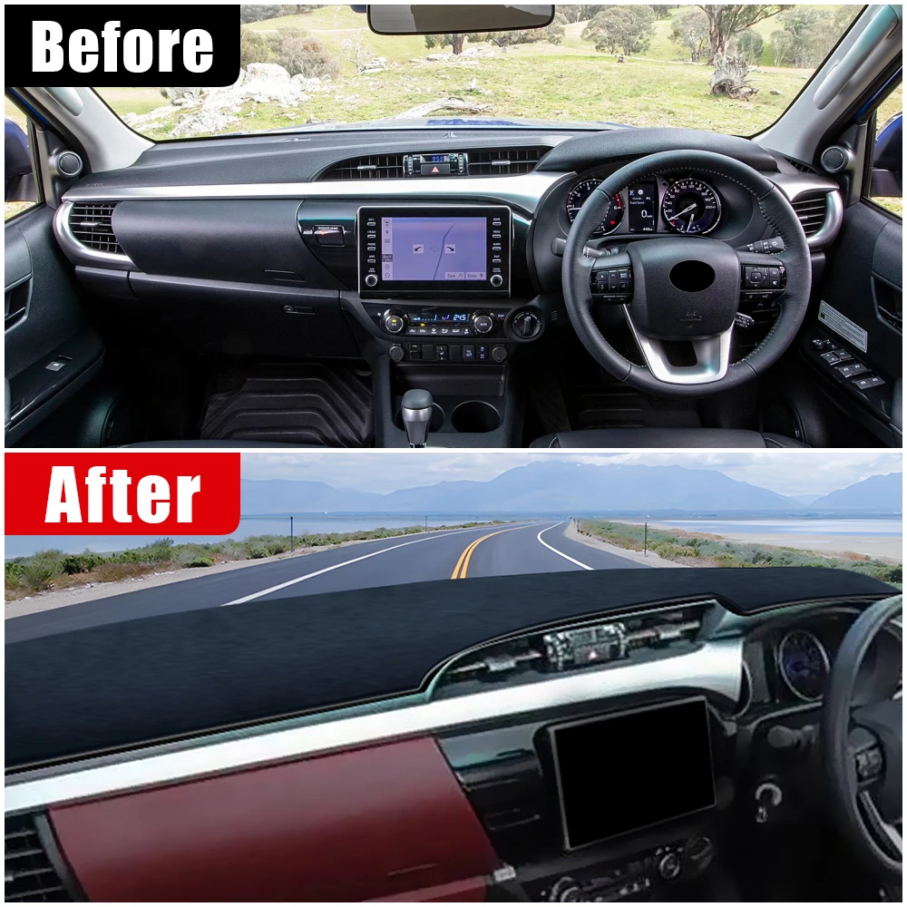 Premium Car Dashboard Cover and UV Protection Sun Shade Mat