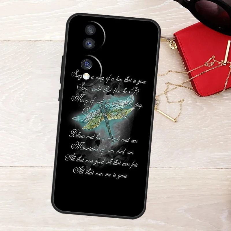 Sassenach Dragonfly Phone Case - Elegant Design