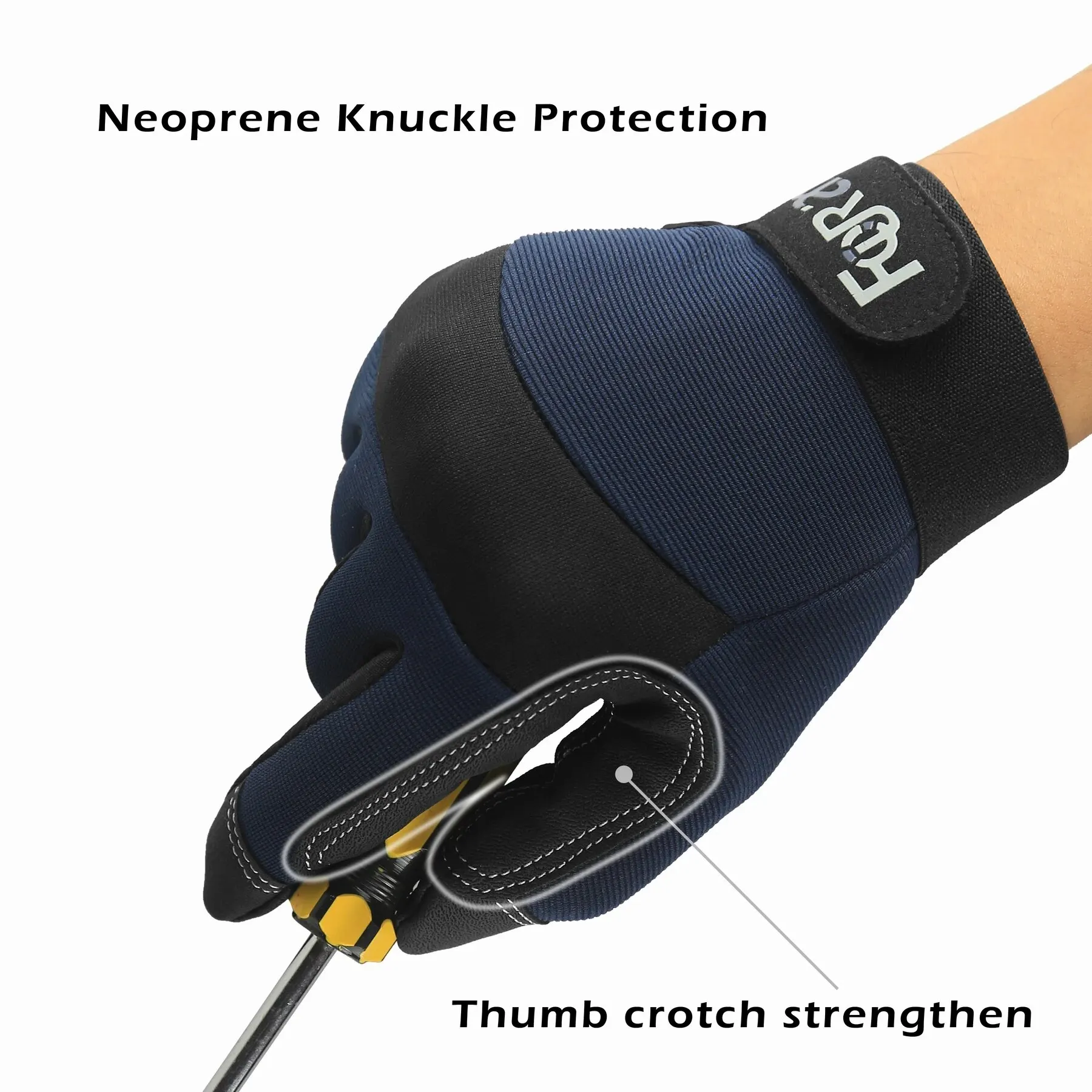 1 Pair High Dexterity Work Gloves for Men and Women - Touch Screen Compatible, Excellent Grip for Multipurpose Use 2