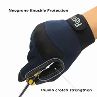 1 Pair High Dexterity Work Gloves for Men and Women - Touch Screen Compatible, Excellent Grip for Multipurpose Use 2