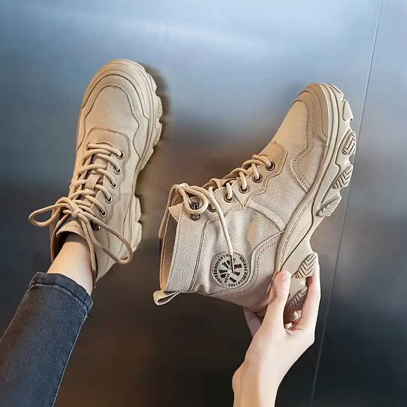 

British Style Canvas Sneakers, Women's Casual Sports Shoes