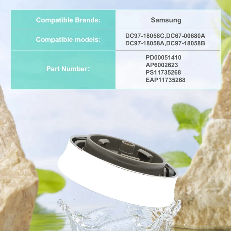 DC97-18058C Laundry Appliance Control Knob Samsung Washer Dryer Control Knob DC97-18058A DC97-18058B DC67-00680A laundry control knob