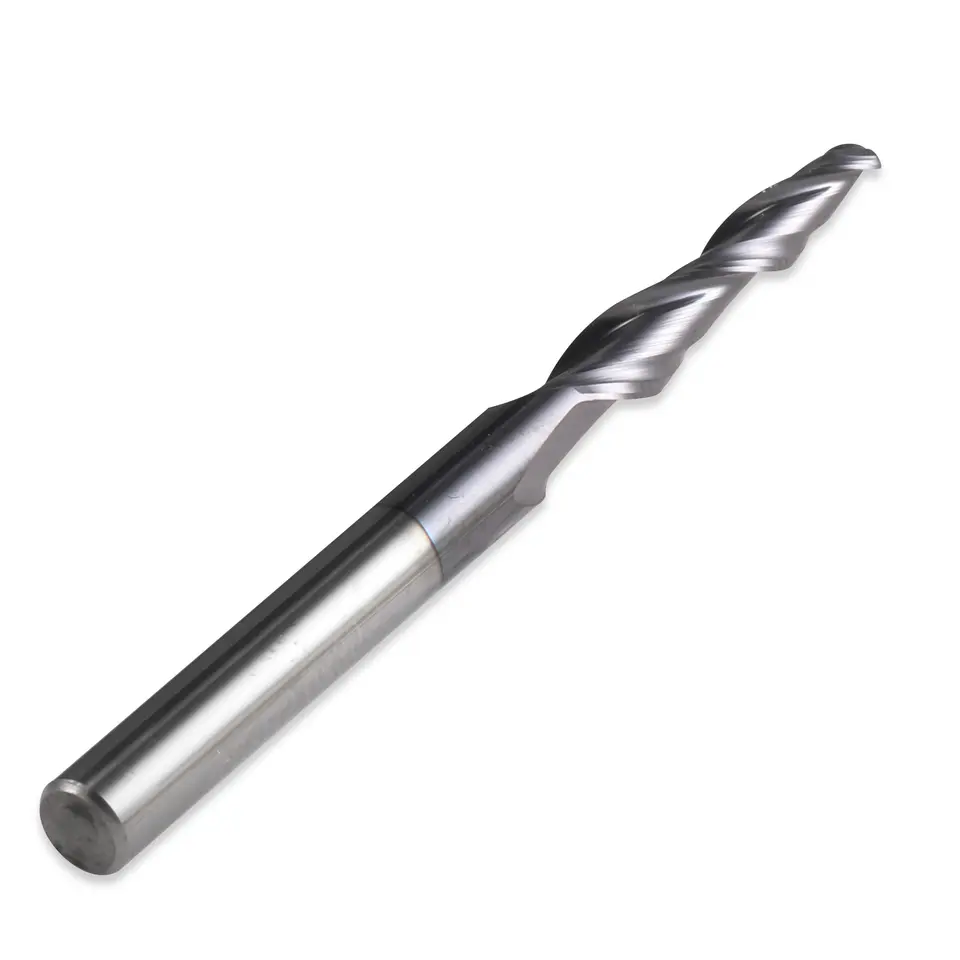 5Pcs Tapered Ball Nose End Mill 3.175mm 4mm 6mm 8mm Ball Nose Tapered End Mills Router Bits CNC Taper Wood Metal Milling Cutter image 6
