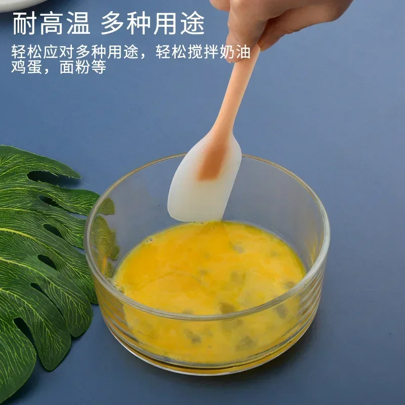 Baking Tool Baking Spatula Baking Accessories 2pc Cream Spatula Silicone Scraper and Small Household Baking Silicone Scraper Kitchen Baking Tools