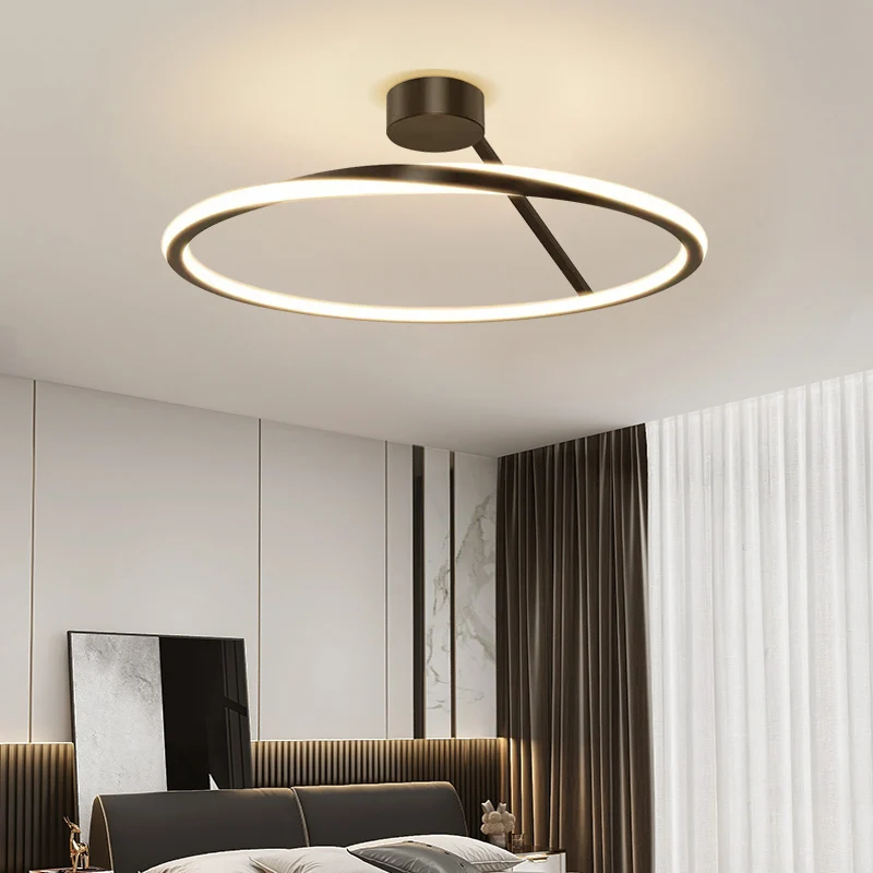 

Modern Minimalism pendant light bedroom Study Chandelier Lighting Led ceiling Lights home decor Dimmable Luminarias Fixtures