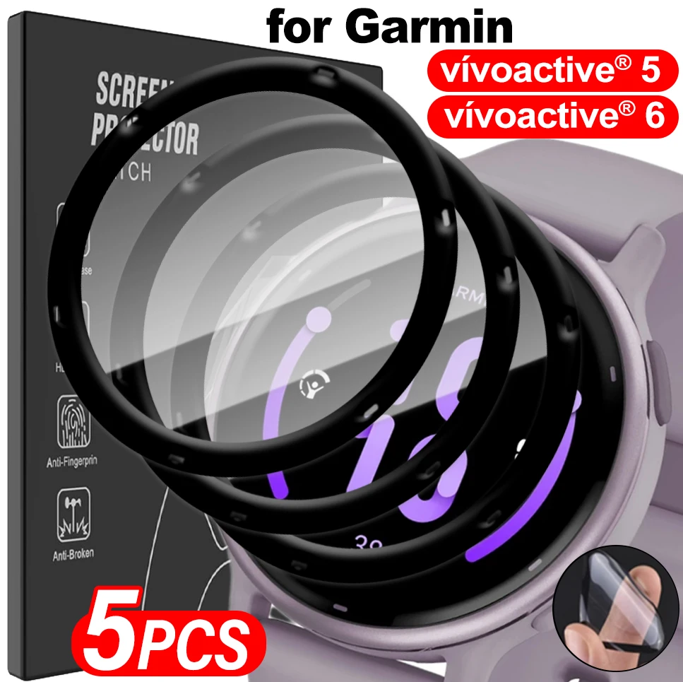 Ultra-Clear TPU Screen Protector for Garmin Vivoactive Series - Full Coverage Film
