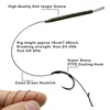 6pcs Carp Fishing Accessories Barbless Hook Hair Rig Fishing Hook Ready Made Tied Rigging With Fishing Line Boilie Hook Tackle 2