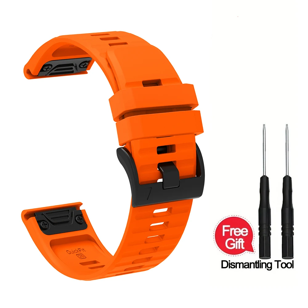 Premium QuickFit Silicone Watch Strap - 26mm & 22mm Options