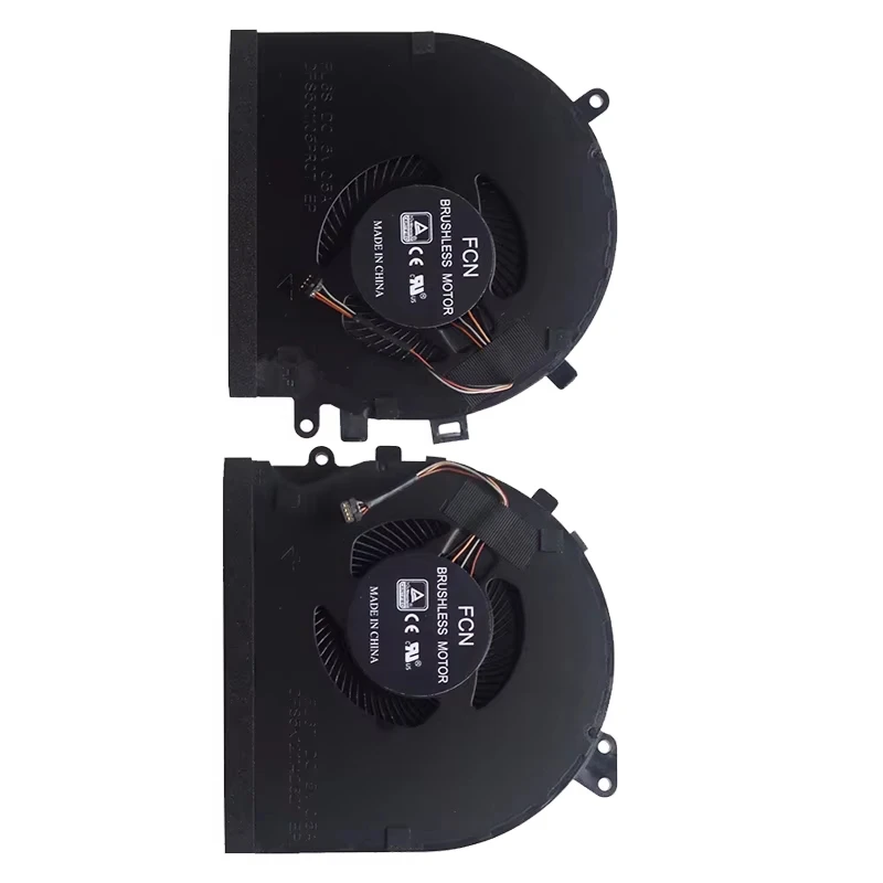 Ventola Di Raffreddamento CPU+GPU Per Laptop OMEN 15 Dc - Set Da 2, 5V 0.5A, Connettore A 4 Pin, Ricambio Professionale